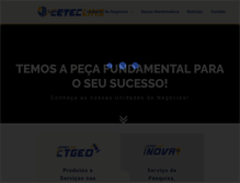 Tablet Screenshot of ceteclins.com.br